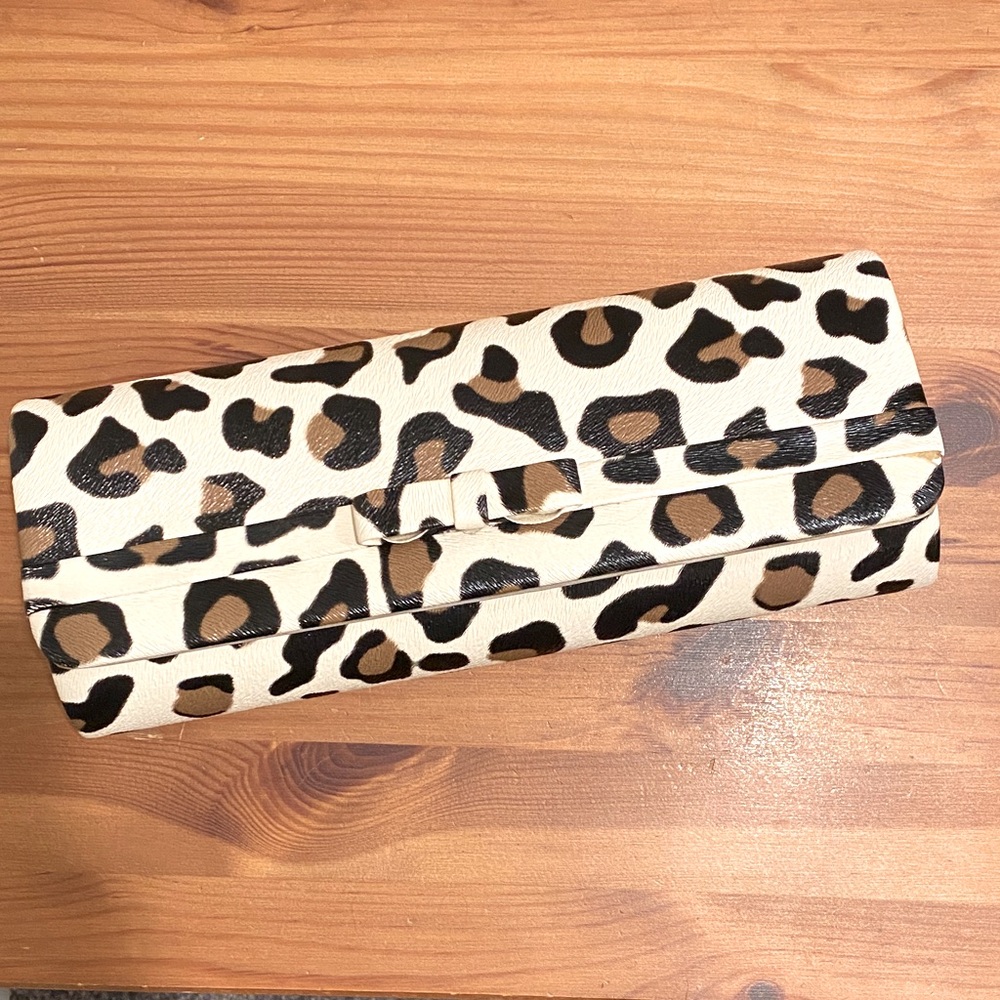 Leopard Print Clutch